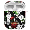 Kingxbar Swarovski Airpods / AirPods 2 pouzdro - Roses