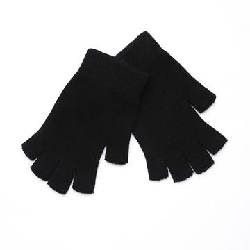 Knitted Soft Wool Fingerless Mittens