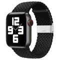 Apple Watch Series 7/SE/6/5/4/3/2/1 pletený popruh - 45 mm/44 mm/42 mm - černá