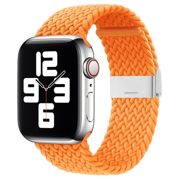 Apple Watch Series Ultra 3/2/Ultra/11/10/9/8/SE 3/(2022)/7/SE/6/5/4/3/2/1 pletený popruh - 49mm/46mm/45mm/44mm/42mm - oranžová