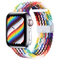 Apple Watch Series Ultra 3/2/Ultra/11/10/9/8/SE 3/(2022)/7/SE/6/5/4/3/2/1 pletený popruh - 49mm/46mm/45mm/44mm/42mm - Rainbow