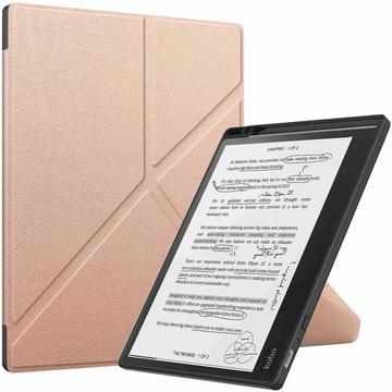 Kobo Elipsa 2E Origami Stand Folio Case - Rose Gold