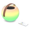 KSIX Bubble Multicolor Lamp s reproduktorem Bluetooth - bílá