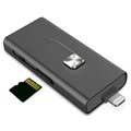 KSIX IMEMORY Extension Lightning / USB microSD čtečka karty - iPhone, iPod, iPad