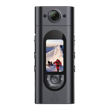 LK2313 4K Rotatable-Lens Action Camera - IP65 Waterproof - Black