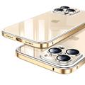 Luphie Hybridní Pouzdro iPhone 14 Pro proti Poškrábání (Otevřený box vyhovující) – Zlato
