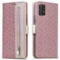 Krajkový vzor Samsung Galaxy A52 5G, Case Galaxy A52S Case - Pink