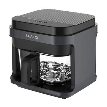 Leacco AF018 360 All Glass Air Fryer - 1200W, 5.5l - Black