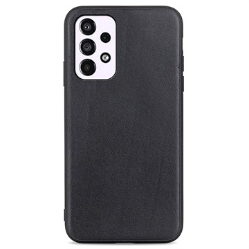 Samsung Galaxy A33 5g kožená pouzdro TPU - černá