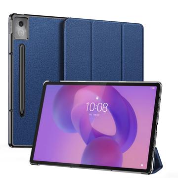 Lenovo Idea Tab Pro Dux Ducis Domo Tri-Fold Pouzdro Smart Folio - Modrý