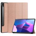 Pouzdro Smart Folio pro Lenovo Tab P12 Pro řady Tri-Fold – Růžové zlato