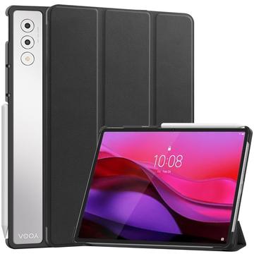 Pouzdro Smart Folio pro Lenovo Yoga Tab Plus řady Tri-Fold - Černý