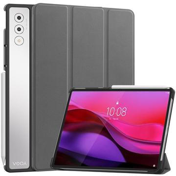 Pouzdro Smart Folio pro Lenovo Yoga Tab Plus řady Tri-Fold – Šedá