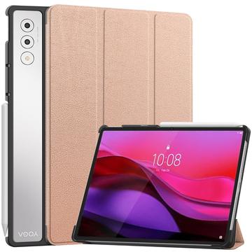 Pouzdro Smart Folio pro Lenovo Yoga Tab Plus řady Tri-Fold – Růžové zlato