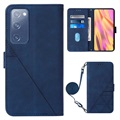 Řádní řada Samsung Galaxy S20 Fe peněženka - modrá