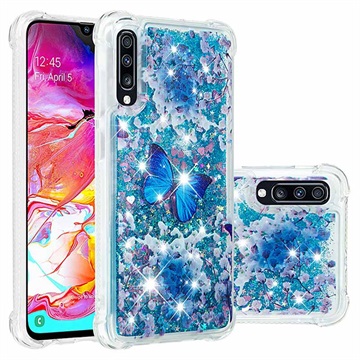 Kapalný třpyt Samsung Galaxy A70 TPU případ