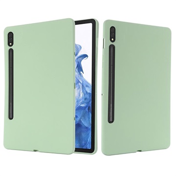 Samsung Galaxy Tab S8/S7 Liquid Silicone Case - zelená
