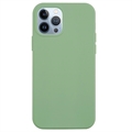 Tekuté silikonové pouzdro na iPhone 14 Pro – Zelená