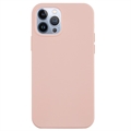 Tekuté silikonové pouzdro na iPhone 14 Pro – Růžový