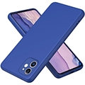 iPhone 11 Liquid Silicone Pouzdro - Modrý