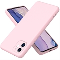 iPhone 11 Liquid Silicone Pouzdro - Růžový