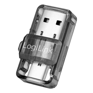 LogiLink BT0054 USB-C/USB-A Bluetooth 5.0 Adapter - Transparent Grey