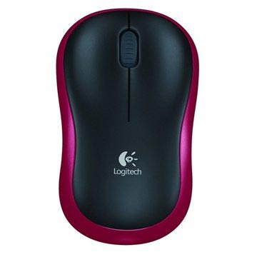Bezdrátová myš Logitech M185 - červená