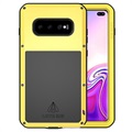 Love Mei výkonný Samsung Galaxy S10+ Hybrid Case - žlutá
