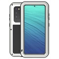 Love Mei výkonný Samsung Galaxy S20 Hybrid Case - stříbro