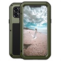 Love Mei výkonný iPhone 12/12 Pro Hybrid Case - zelená
