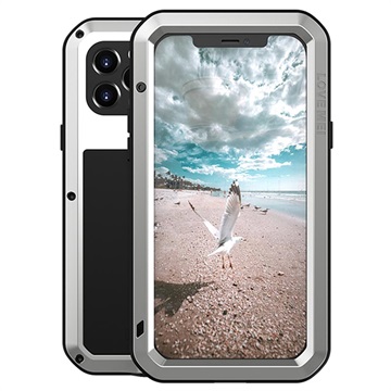 Love Mei výkonný iPhone 12/12 Pro Hybrid Case - Silver