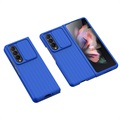 Série Luggage Samsung Galaxy Z Fold4 Pouzdro - Safírově Modrá