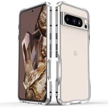 Google Pixel 8 Pro Luphie Metal Bumper - stříbrný