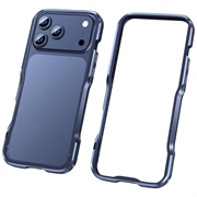 iPhone 17 Pro Max Luphie Safe Lock Kovový Nárazník - Tmavě modrá