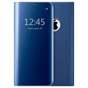 iPhone 7/8/SE (2020)/SE (2022) Luxusní zrcadlový pohled na převrácení - modrá