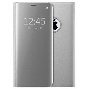 iPhone 7/8/SE (2020)/SE (2022) Luxusní zrcadlový pohled na převrácení - stříbro