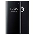 Luxusní série Zrcadlový pohled iPhone 7 Plus / 8 Plus Flip Case - Black
