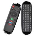 M6 Wireless Air Fly Mouse with Keyboard for Smart TV, TV Box - Black