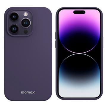 Momax Silicone 2.0 iPhone 14 Pro Hybridní Pouzdro - Nachový