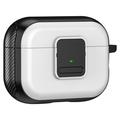 Magnetické pouzdro pro Apple AirPods Pro , kryt Bluetooth sluchátek TPU s přezkou a karabinou