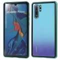 Magnetické Pouzdro s Tvrzeným Sklem pro Huawei P30 Pro - Zelená