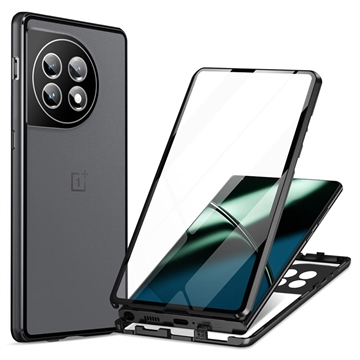 Magnetické Pouzdro OnePlus 11 s Tvrzeným Sklem - Černé