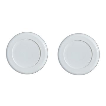 Magnetic Holder for Remote Control or Socket - 2 Pcs. - White