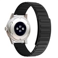 Samsung Galaxy Watch4/Watch4 Classic/Watch5/Watch6 Magnetic Silicone Sports poprup - černá
