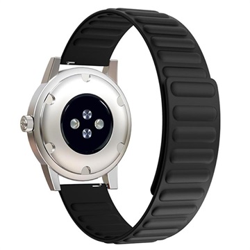 Samsung Galaxy Watch4/Watch4 Classic/Watch5/Watch6/Watch FE/Watch7 Magnetic Silicone Sports poprup - černá