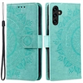Série Mandala Samsung Galaxy A54 5G Peněženka - Zelená