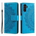 Samsung Galaxy A34 5G Série Mandala Peněženka - Modrý