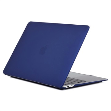 MacBook Air 13.3 "2018 A1932 Matte Plastic Case - tmavě modrá