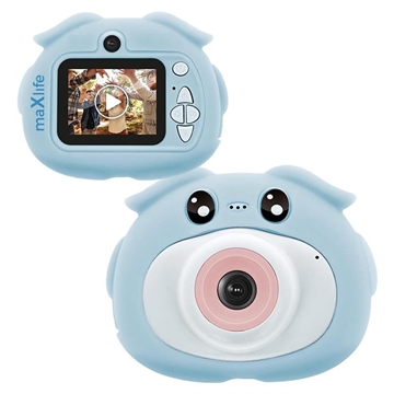 Dětský digitální fotoaparát Maxlife MXKC-100 - modrý