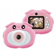 Dětský digitální fotoaparát Maxlife MXKC-100 - růžový